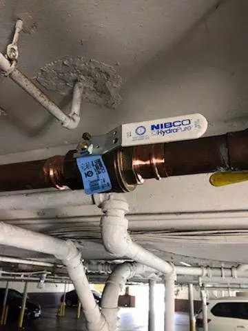Copper pipe repair and valve work for Backflow Testing in Rockaway Valley