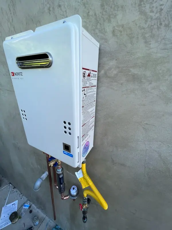 Tankless water heater installation for Rockaway Valley homes