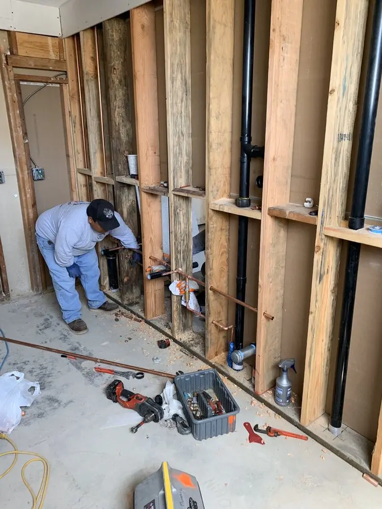 Commercial rough-in plumbing for Commercial Plumbing in Rockaway Valley
